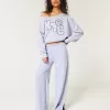 Easy Off-the-Shoulder NYC Graphic Sweatshirt