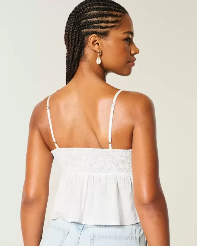 Easy Paisley Pattern Babydoll Top