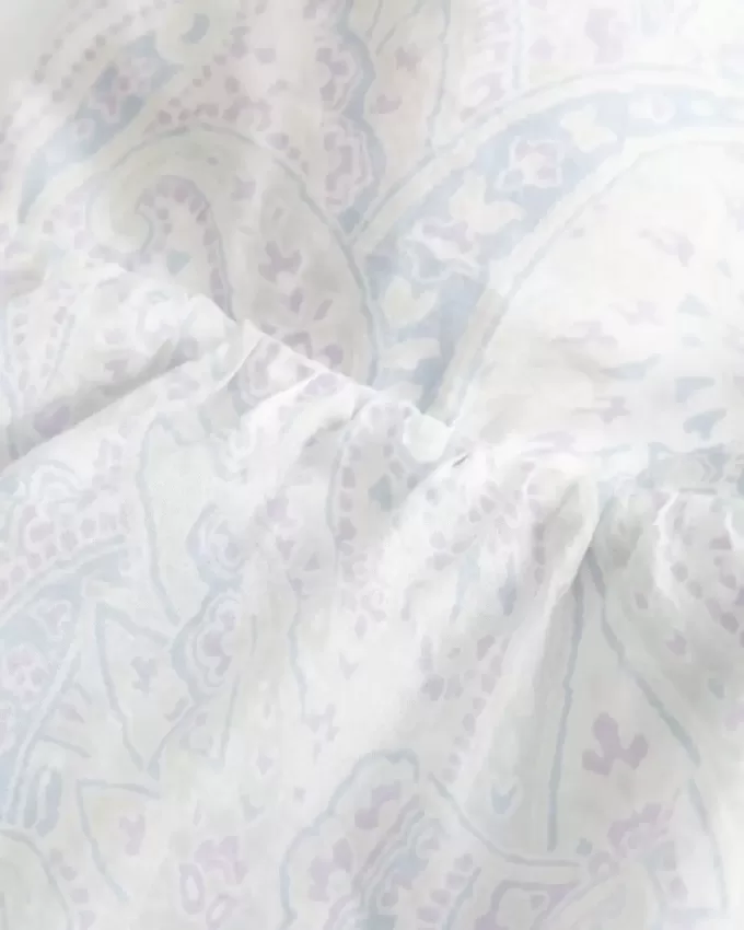 Easy Paisley Pattern Babydoll Top