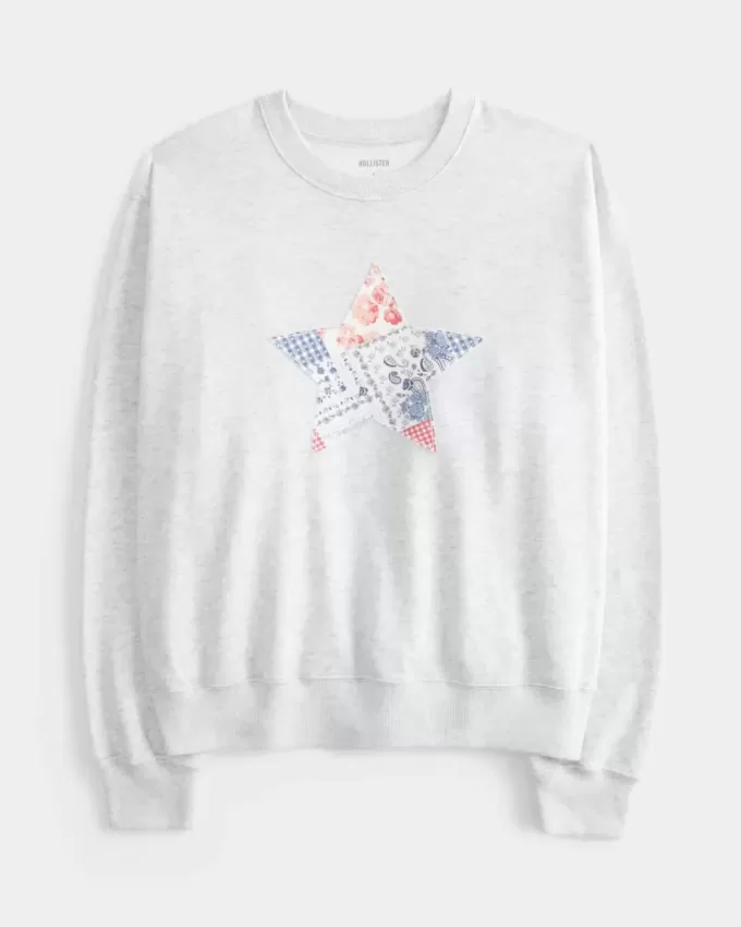 Easy Star Graphic Crew Sweatshirt