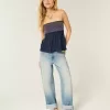Easy Strapless Smocked Babydoll Top