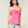 Easy Strapless Tie-Bust Babydoll Top Easy Strapless Tie-Bust Babydoll Top