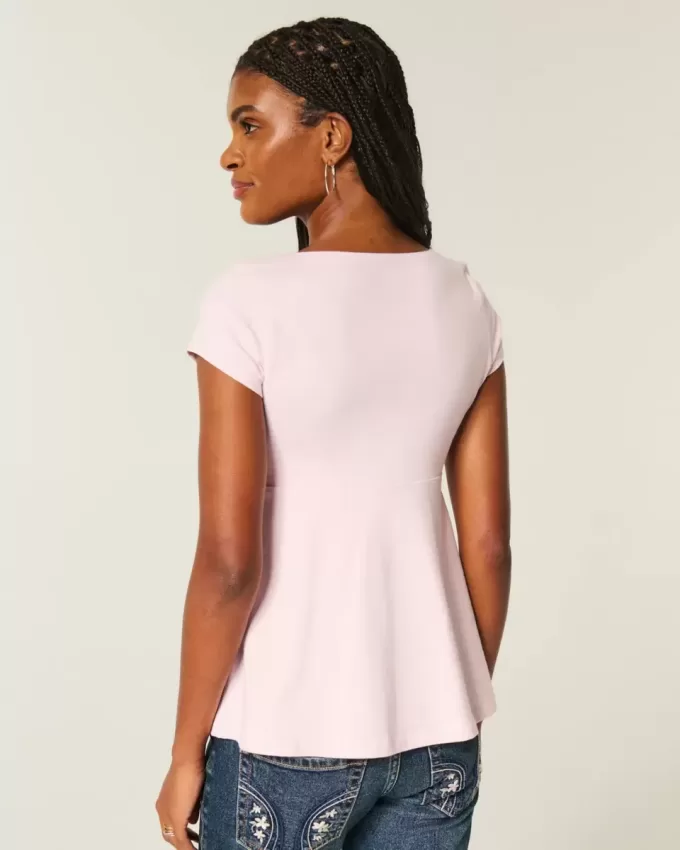 Easy Tie Bust Babydoll Top