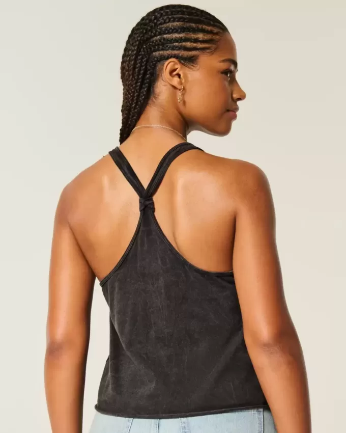 Easy Trend Drop Surf Graphic Tank