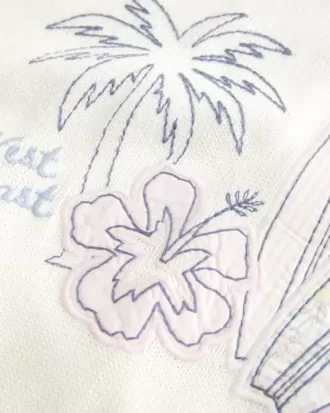 Easy West Coast Beach Graphic Crew Sweater