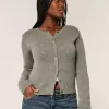 Eyelet Crew Cardigan Eyelet Crew Cardigan