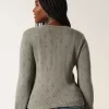 Eyelet Crew Cardigan Eyelet Crew Cardigan