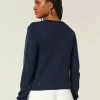 Eyelet Crew Cardigan Eyelet Crew Cardigan