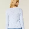 Eyelet Crew Cardigan Eyelet Crew Cardigan
