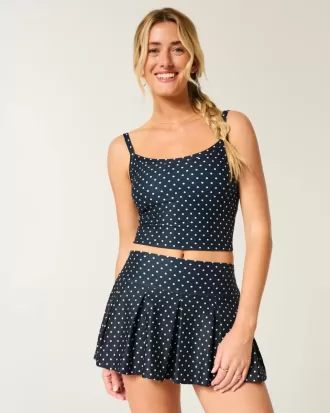 Gilly Hicks Active Drop-Waist Pleated Skortie