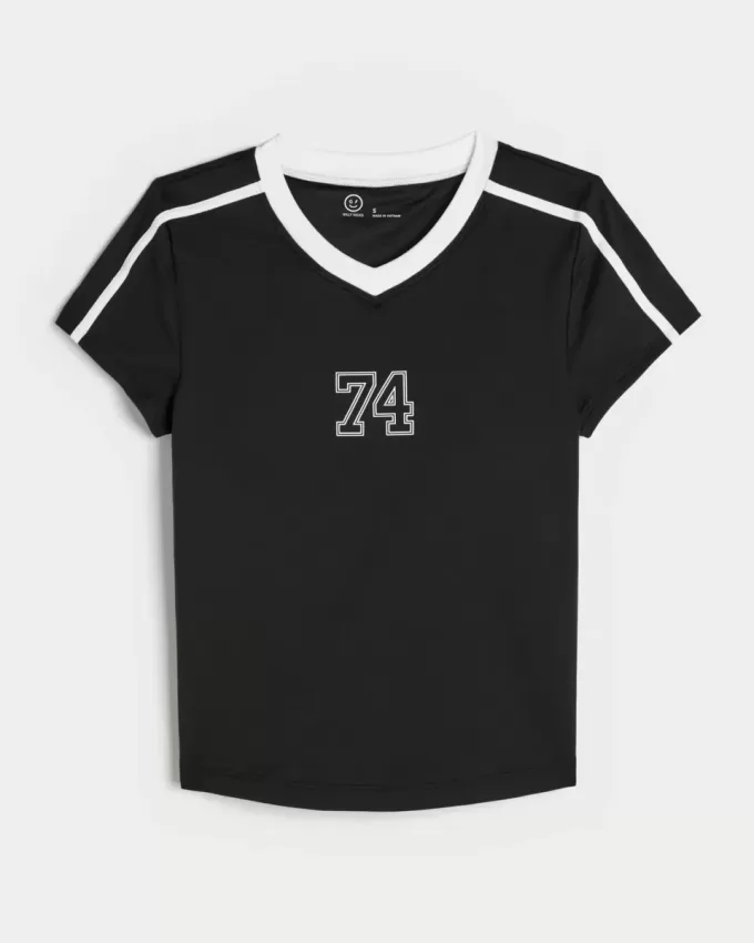 Gilly Hicks Active Graphic Baby Tee Gilly Hicks Active Graphic Baby Tee