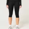 Gilly Hicks Active Recharge Foldover Waist Capri Pants