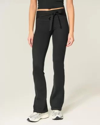 Gilly Hicks Active Recharge Tie-Waist Boot Leggings