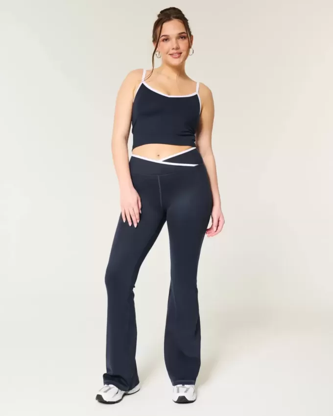 Gilly Hicks Active Recharge Tipped Flare Pants Gilly Hicks Active Recharge Tipped Flare Pants