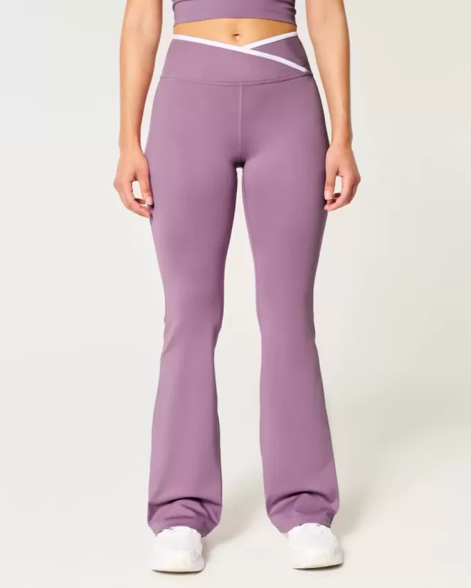 Gilly Hicks Active Recharge Tipped Flare Pants