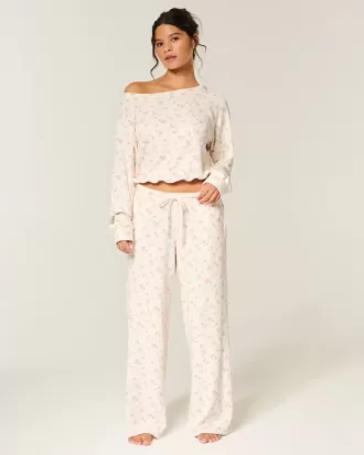 Gilly Hicks Baggy Cozy Waffle Pants Gilly Hicks Baggy Cozy Waffle Pants