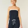 Gilly Hicks Cozy Strapless Waffle Onesie
