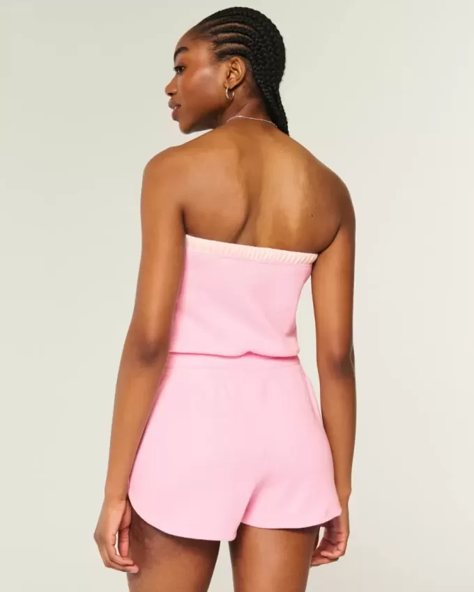 Gilly Hicks Cozy Strapless Waffle Onesie