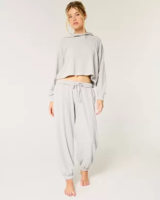 Gilly Hicks Cozy Waffle Baggy Joggers