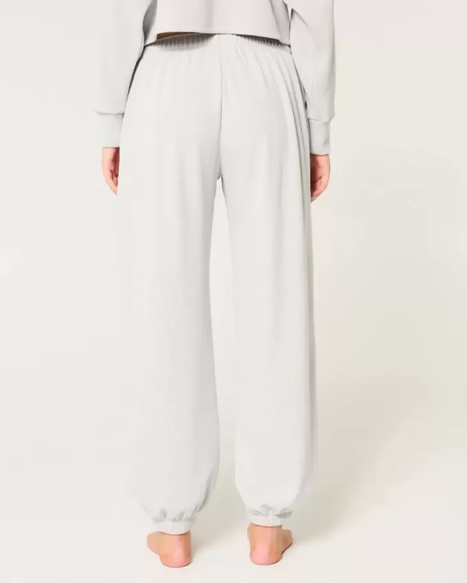 Gilly Hicks Cozy Waffle Baggy Joggers