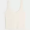 Gilly Hicks Cozy Waffle Lace Trim Tank Gilly Hicks Cozy Waffle Lace Trim Tank