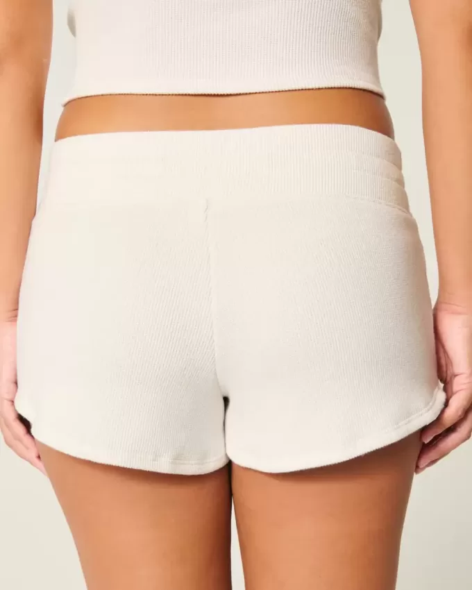 Gilly Hicks Cozy Waffle Mini Shorts