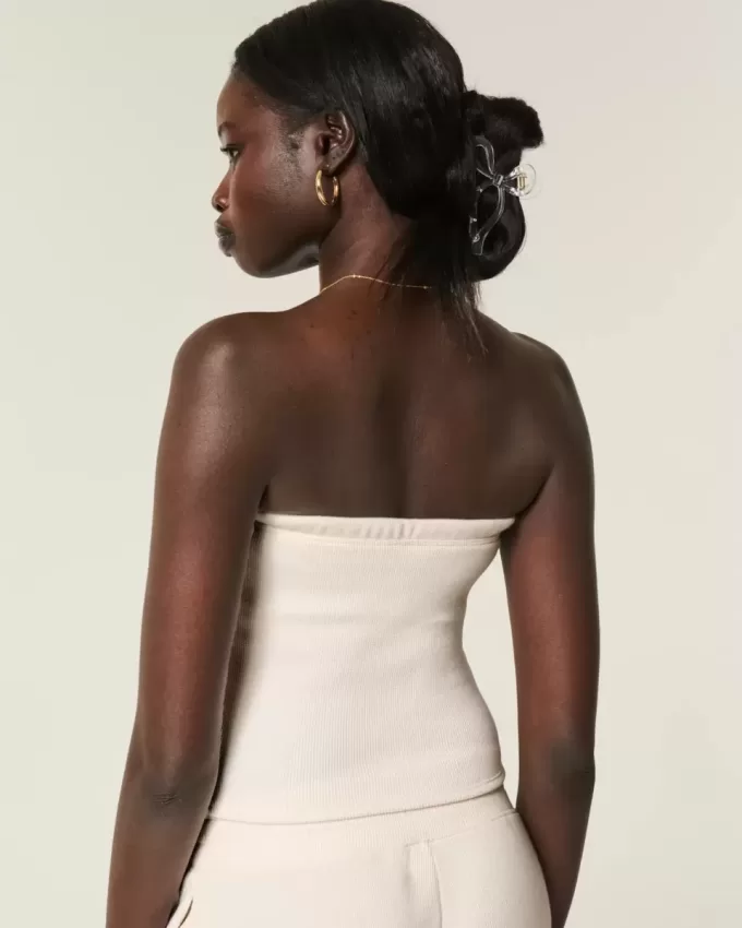 Gilly Hicks Cozy Waffle Tube Top Gilly Hicks Cozy Waffle Tube Top