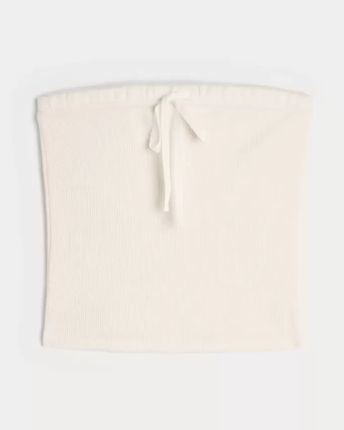 Gilly Hicks Cozy Waffle Tube Top Gilly Hicks Cozy Waffle Tube Top