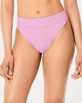 Gilly Hicks Reversible High Leg High Waist Bikini Bottom