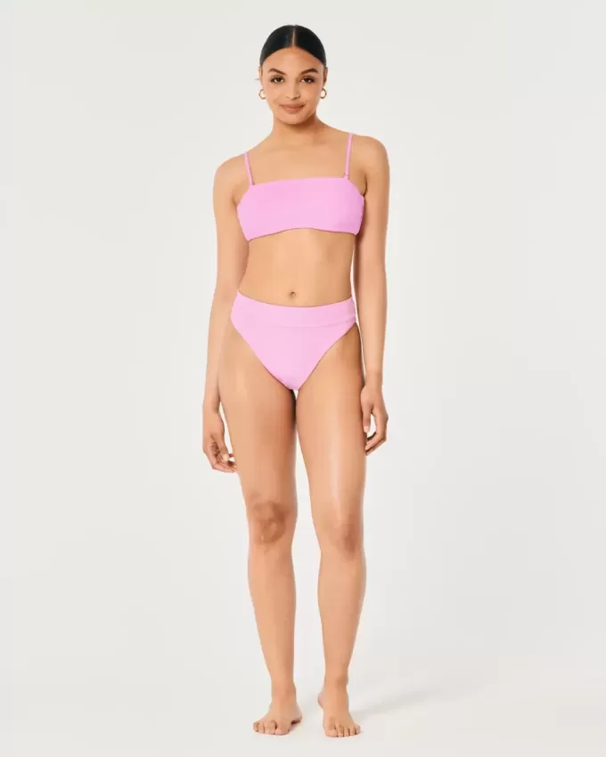 Gilly Hicks Reversible High Leg High Waist Bikini Bottom