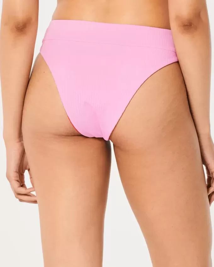 Gilly Hicks Reversible High Leg High Waist Bikini Bottom