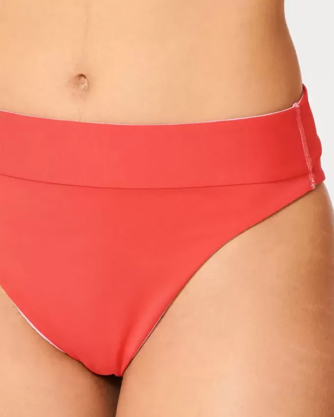 Gilly Hicks Reversible High Leg High Waist Bikini Bottom