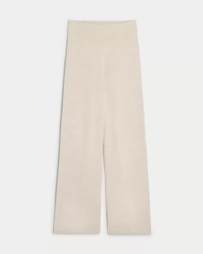 Gilly Hicks Sweater-Knit Straight Pants Gilly Hicks Sweater-Knit Straight Pants