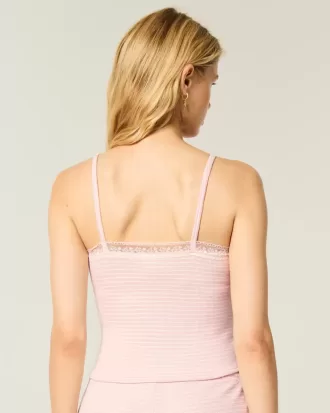 Gilly Hicks Waffle Lace Cami