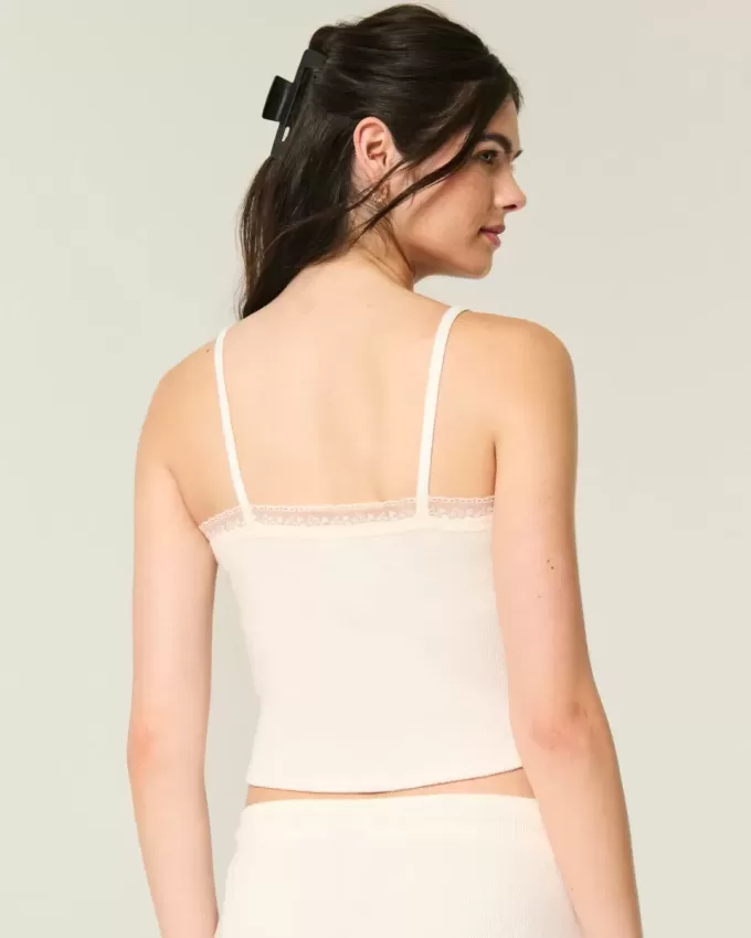 Gilly Hicks Waffle Lace Cami Gilly Hicks Waffle Lace Cami