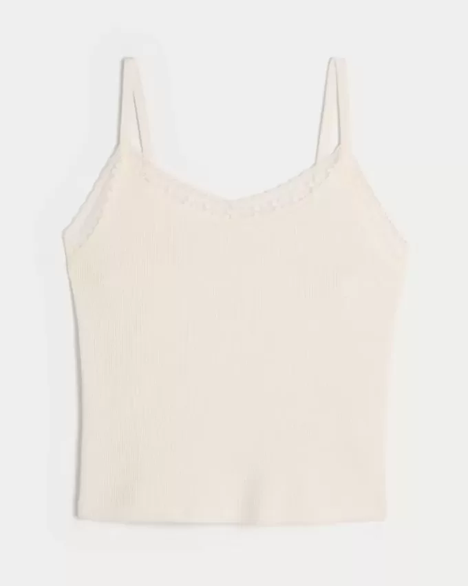 Gilly Hicks Waffle Lace Cami Gilly Hicks Waffle Lace Cami