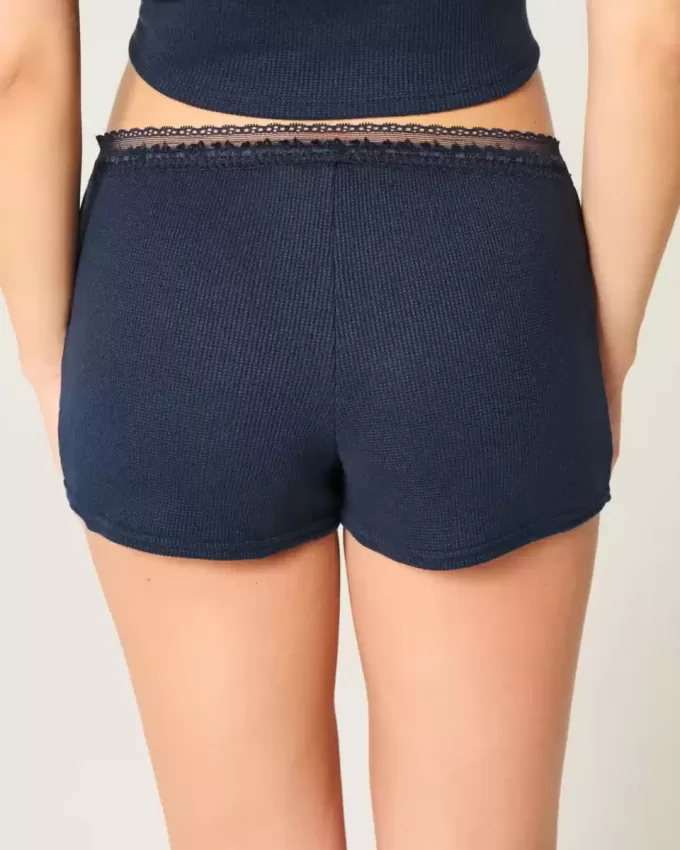 Gilly Hicks Waffle Lace Shortie Shorts