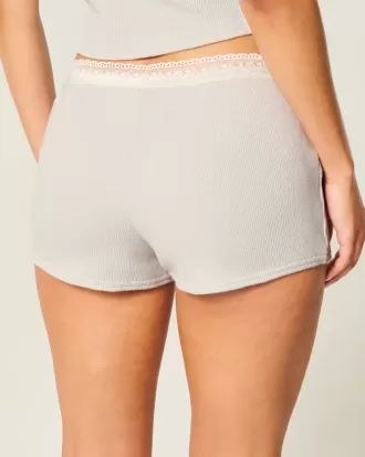 Gilly Hicks Waffle Lace Shortie Shorts