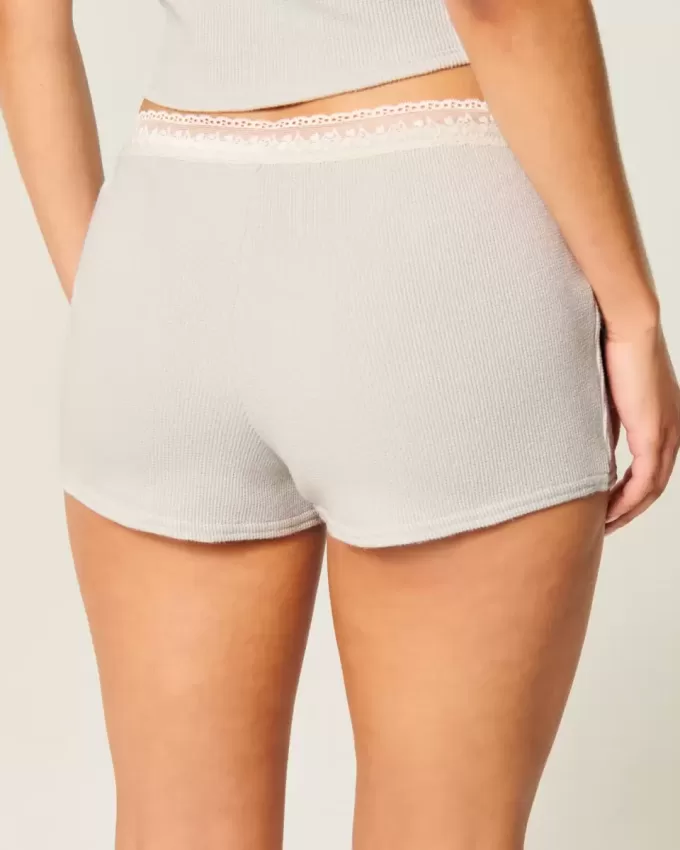 Gilly Hicks Waffle Lace Shortie Shorts