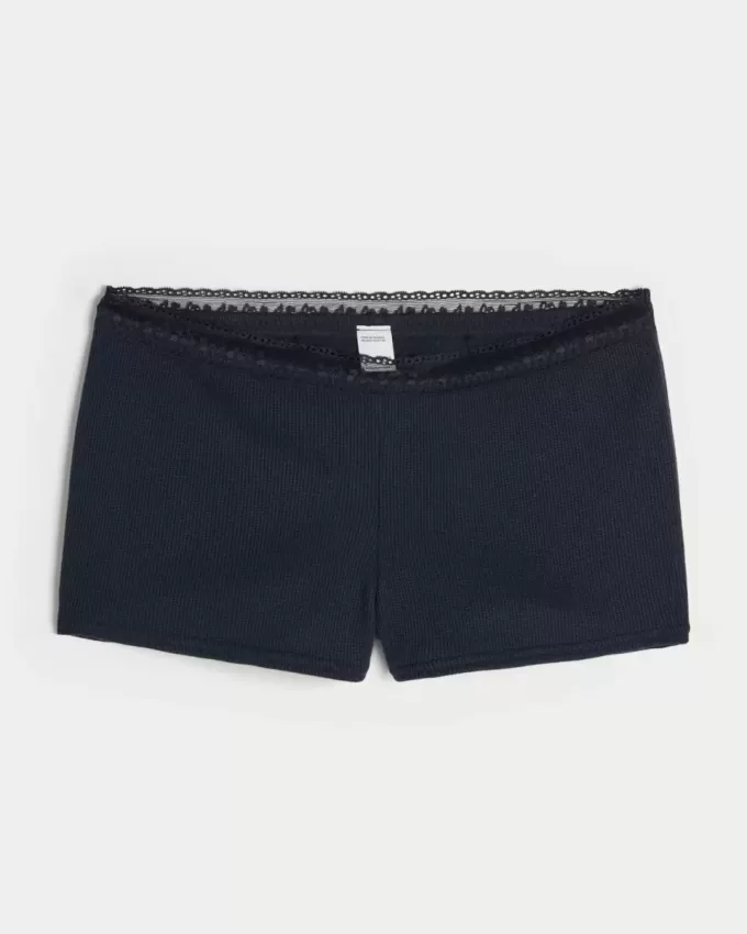 Gilly Hicks Waffle Lace Shortie Shorts