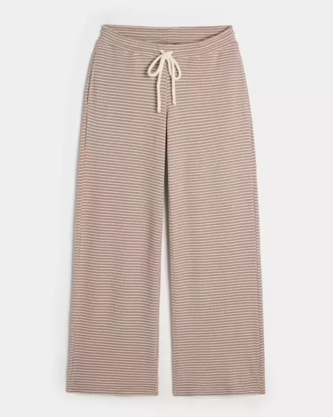 Gilly Hicks Waffle Lace Straight Pants Gilly Hicks Waffle Lace Straight Pants