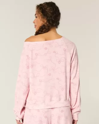 Gilly Hicks Waffle Off-the-Shoulder Top