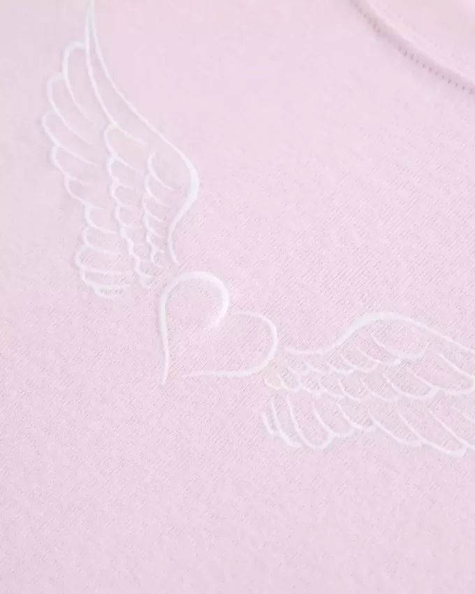 Heart Graphic Baby Tee Heart Graphic Baby Tee