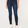 High-Rise Dark Wash Super Skinny Jeans