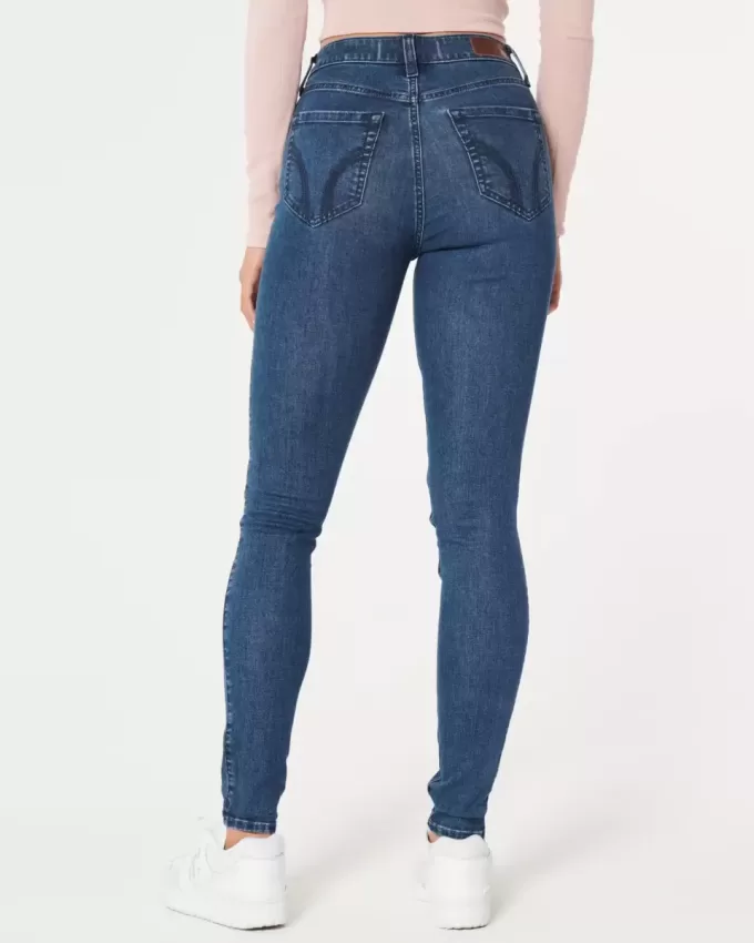 High-Rise Dark Wash Super Skinny Jeans High-Rise Dark Wash Super Skinny Jeans