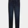 High-Rise Dark Wash Super Skinny Jeans