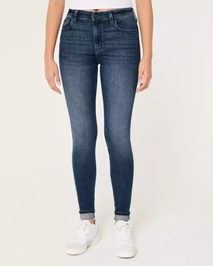 High-Rise Medium Wash Super Skinny Jeans High-Rise Medium Wash Super Skinny Jeans