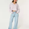 Hollister Comfy Cloud Boxy Notch-Neck Sweater Hollister Comfy Cloud Boxy Notch-Neck Sweater
