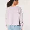 Hollister Comfy Cloud Boxy Notch-Neck Sweater Hollister Comfy Cloud Boxy Notch-Neck Sweater