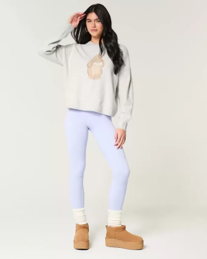 Hollister Comfy Cloud Bunny Graphic Crew Sweater Hollister Comfy Cloud Bunny Graphic Crew Sweater